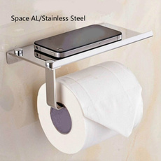 Space AL/Stainless Steel Wall-mounted Toilet Paper Holder