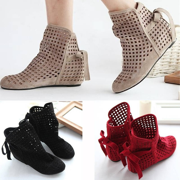 Wedge ankle boots clearance ladies