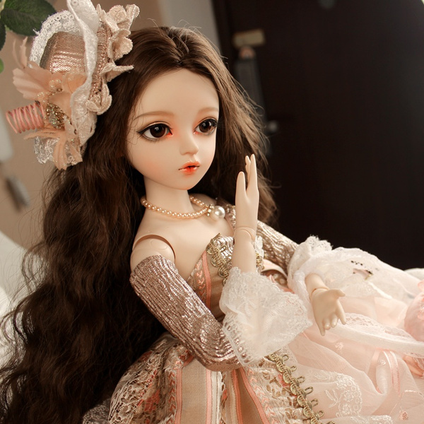 Full Set Changeable Eyes Clothes Toy Details about   60cm 1/3 BJD Doll Girl Ball Jointed Doll 