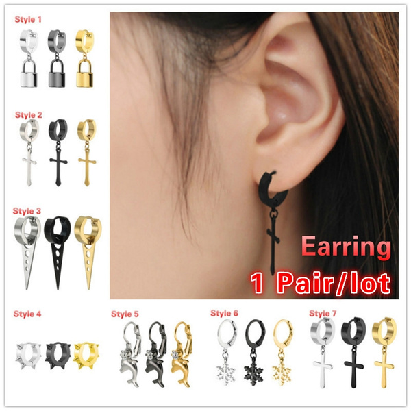 Boys on sale earrings style