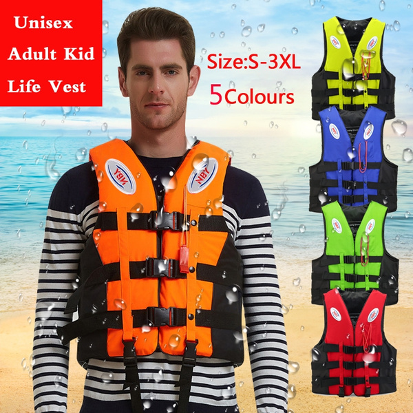 Unisex Adult Kid Aid Sea Sailing Boating Fishing Buoyancy Kayak Canoe Life  Jacket Large Size Life Vest