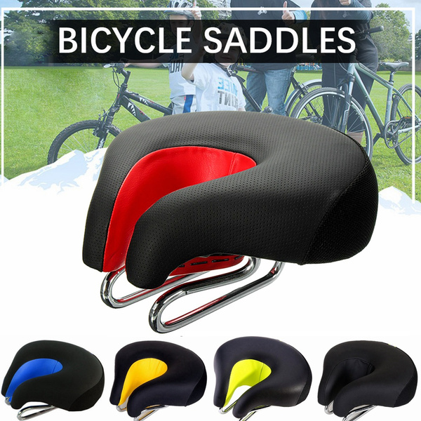 Bicycle Saddle Seat Bike Pad Comfortable Noseless Breathable Cycling Cushion 