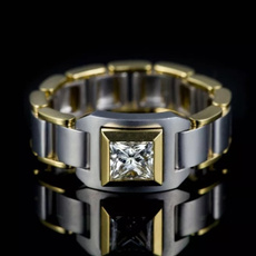 ringsformen, titanium steel, wedding ring, Chain