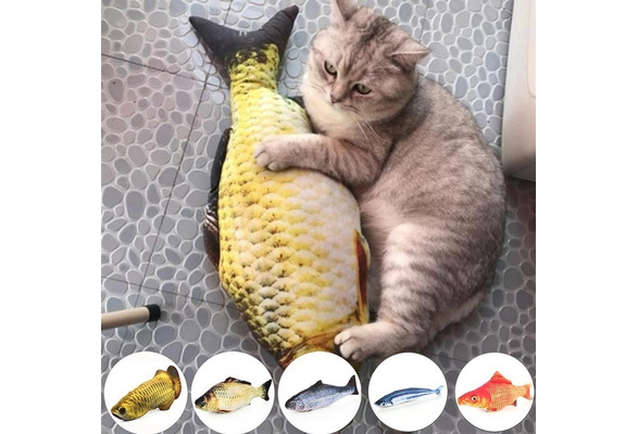 stuffed fish for cats