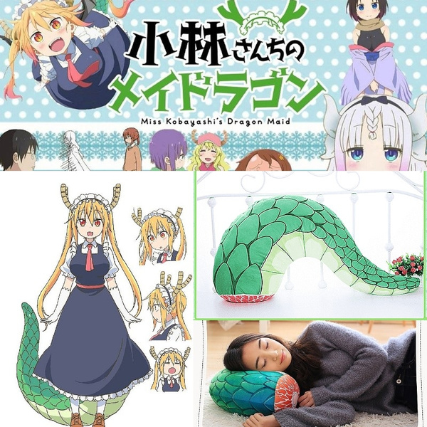 50cm Miss Kobayashi's Dragon Maid Tohru Kamui Kanna Plüsch Spielzeug Stofftier 