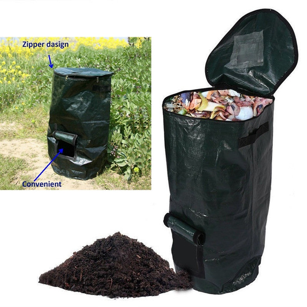 compostable bolsas in green bin