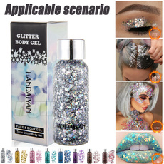 2019 Holographic Sequin Glitter Shimmer Diamond Eye Shiny Skin Highlighter Face Glitter Festival Makeup Shining