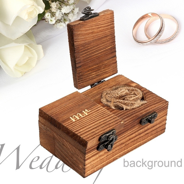 Jewelry Box for Necklace Earring Ring Holder with Glass Window & Metal Lock  - China Wooden Gift Box and Box price | Made-in-China.com
