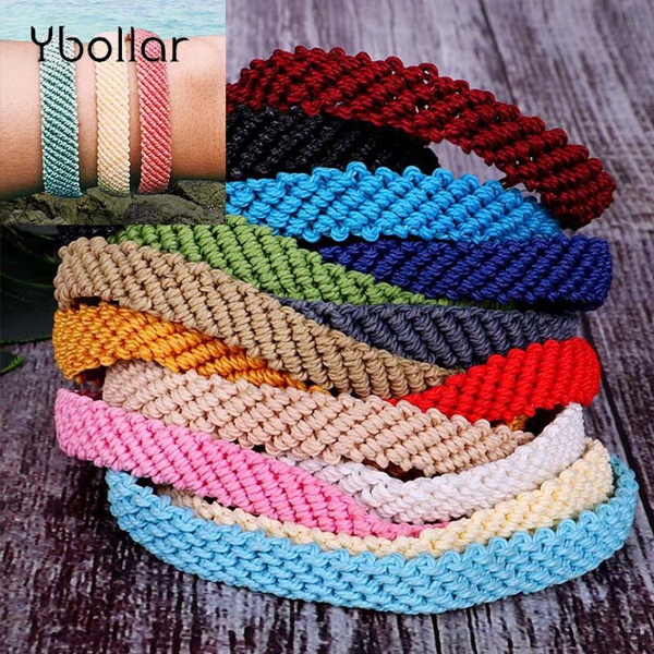 woven string bracelets