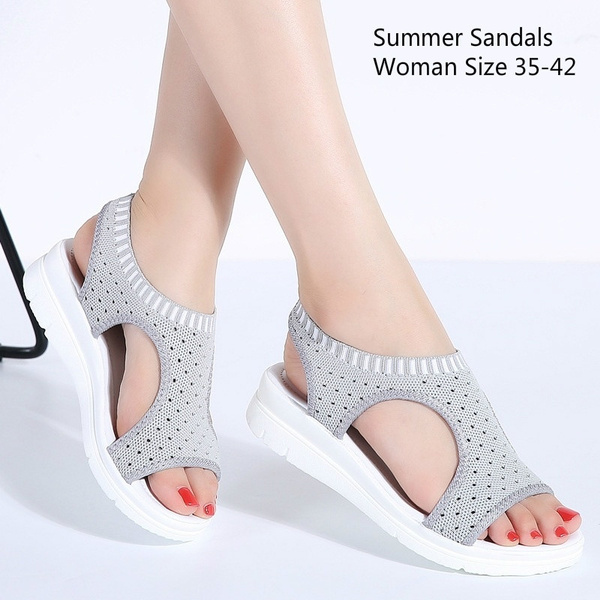 Women s Fashion Summer Sandals Shoes Breathable Lightweight Tennis