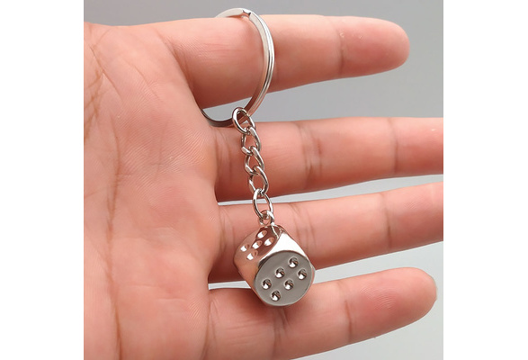 Keyring DICE  Tips for original gifts