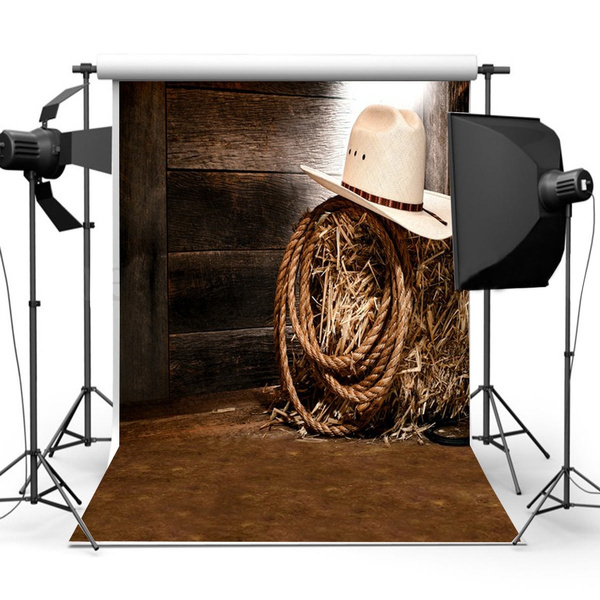 Vinyl Cowboy Prop Stage Show Backdrop Background Waterproof Photography ...