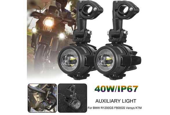 2x 40W Moto LED Lumière Brouillard Auxiliaire Pour BMW R1200GS ADV Coxolo  LBTN