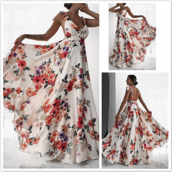 wish floral maxi dress