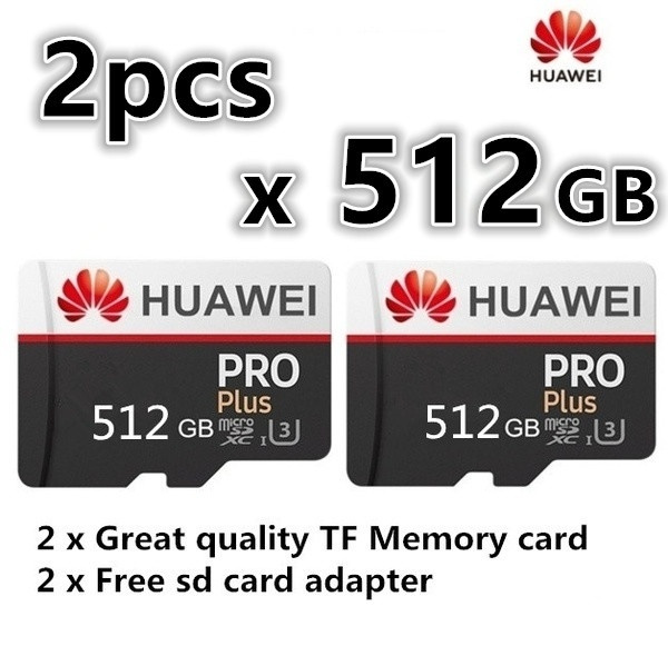 New HUAWEI Memory Card 512GB Micro SD Card /TF Card Microsd SDHC SDXC UHS-I  Class 10 High Speed  Wish