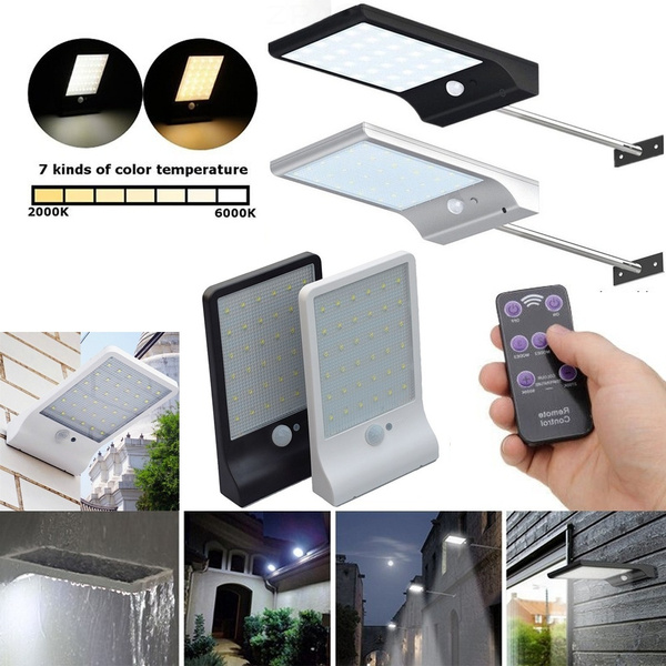 48/36 LED Solar Power Light PIR Motion Sensor IP65 Waterproof with