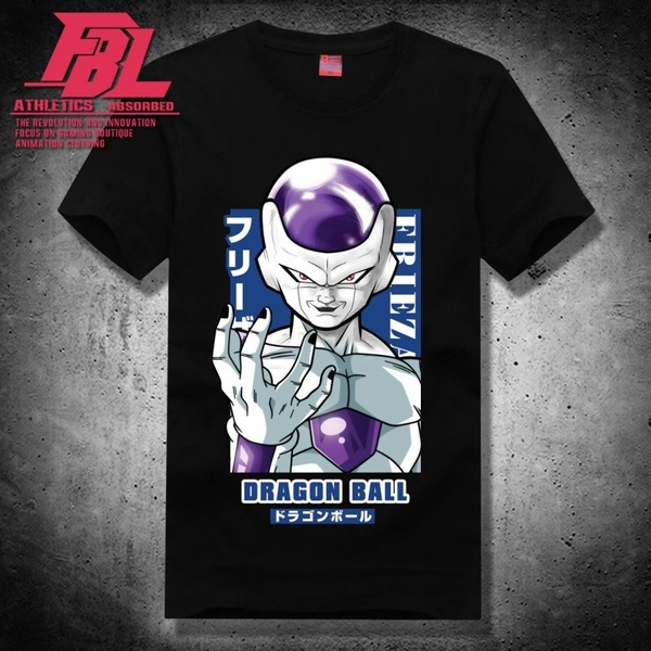 ファッションメンズシャツドラゴンボールzシャツ息子悟空フリーザプリントtシャツかわいいアニメシャツスーパーサイヤ人tシャツ面白い綿tシャツサマートップス Wish