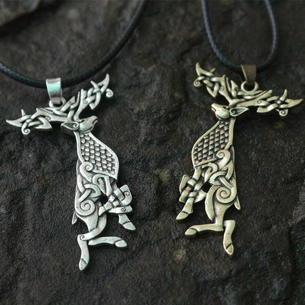 deer pendant necklace