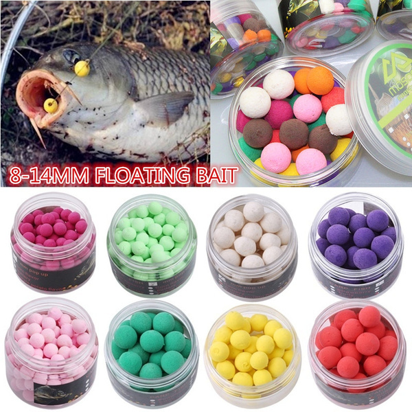 8/10/12/14mm Fishing Bait Floating Smell Beads Bait Grass Carp Coarse