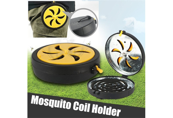 Safe Burn Insect Mosquito Bug  Coil Holder Strider Repellant Camping Garden