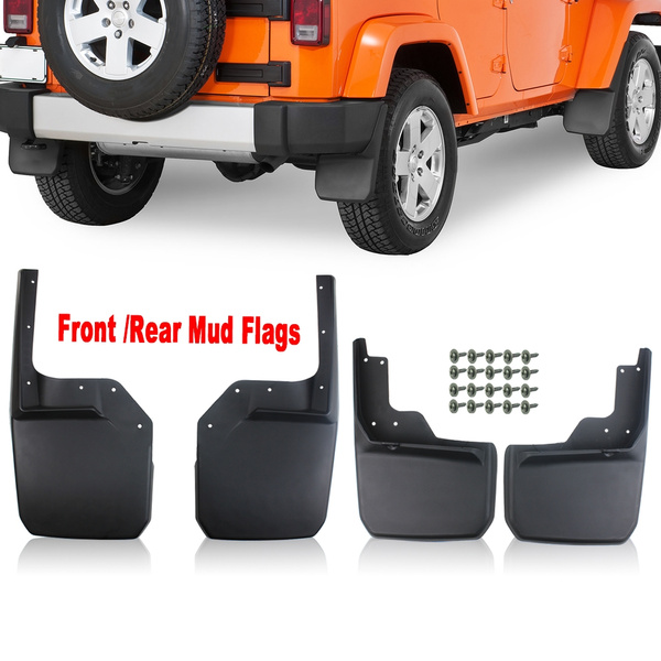 For Jeep Wrangler JK Mud Flap/Splash Guard No-Drill Digital Fit Mud Flap  for Wrangler JK 4WD, Wrangler Unlimited JK 4WD/2WD | Wish