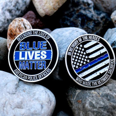 Blues, policechallengecoin, bluelivesmatterchallengecoin, uschallengecoin