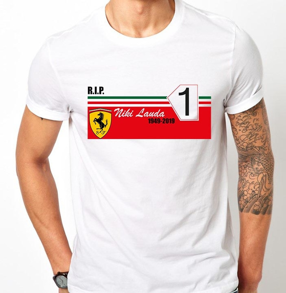 niki lauda legende rip motorsport formel 1 print tshirt | Wish