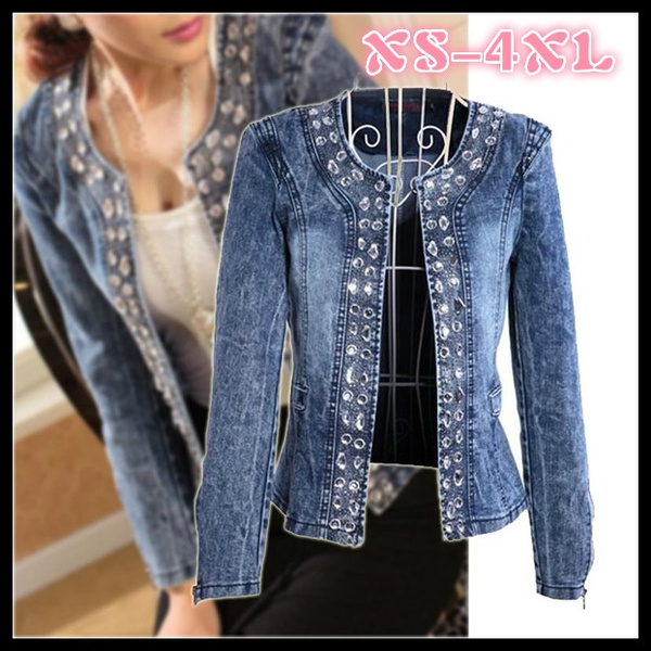 SAMAN FASHION WEAR Full Sleeve Washed Women Denim Jacket - Buy SAMAN  FASHION WEAR Full Sleeve Washed Women Denim Jacket Online at Best Prices in  India | Flipkart.com