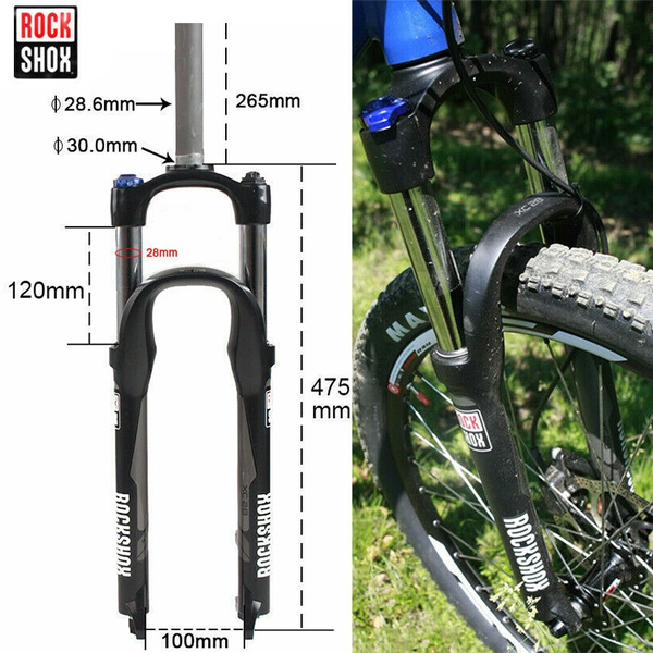 RockShox 26" Mountian Bike Suspension Fork Rebound Preload Adjust Crown/Remote Lockout Forks Wish