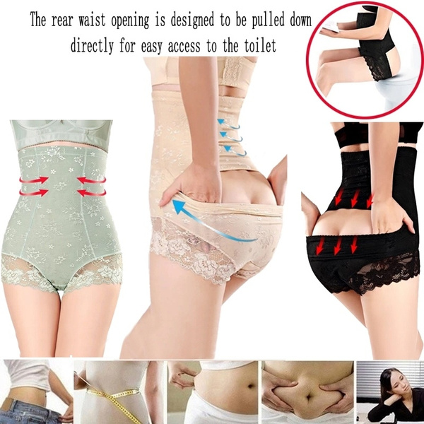 New Convenience Ladies High Waist Belly Control Panties Breathable