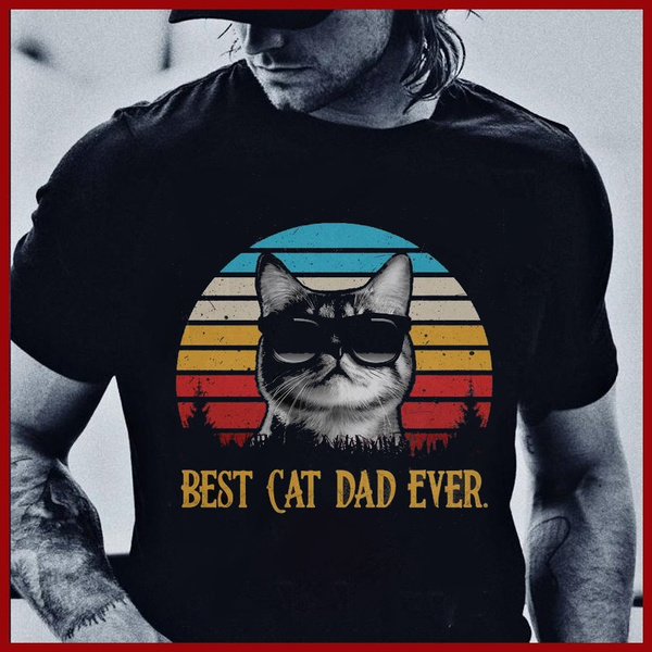 funny cat dad shirts