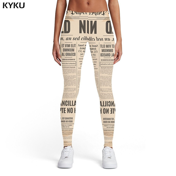 newspaper leggings