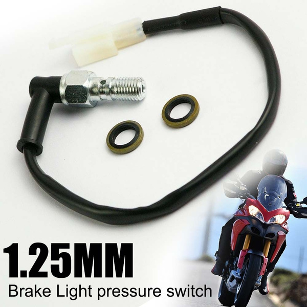 Universal Motorcycle Motorbike Brake Light Pressure Switch M10 x 1.25mm Wish