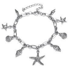 bohemianjewelry, ankletsforwomen, Anklets, starfish