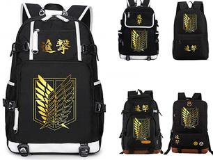 Attack on Titan backpack, School, Cosplay, Bags