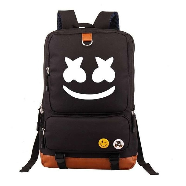 2019 New Marshmello Backpack School Bag Marshmello Cosplay Costume Prop Women Marshmallow Bag