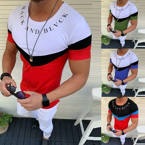 Clothing  T-shirt - Summer New Short T-shirt Male Hot Fashion