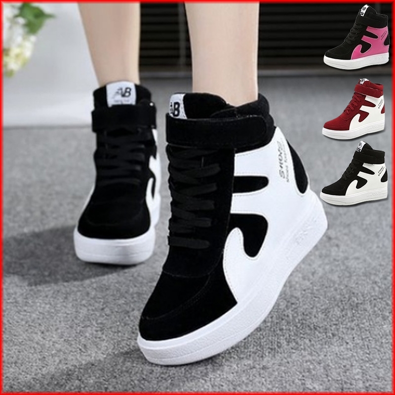 thick wedge sneakers