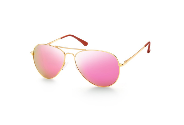 LotFancy Polarized Aviator Sunglasses for Women, Designer Eyewear with  Case, UV 400 Protection - Walmart.com