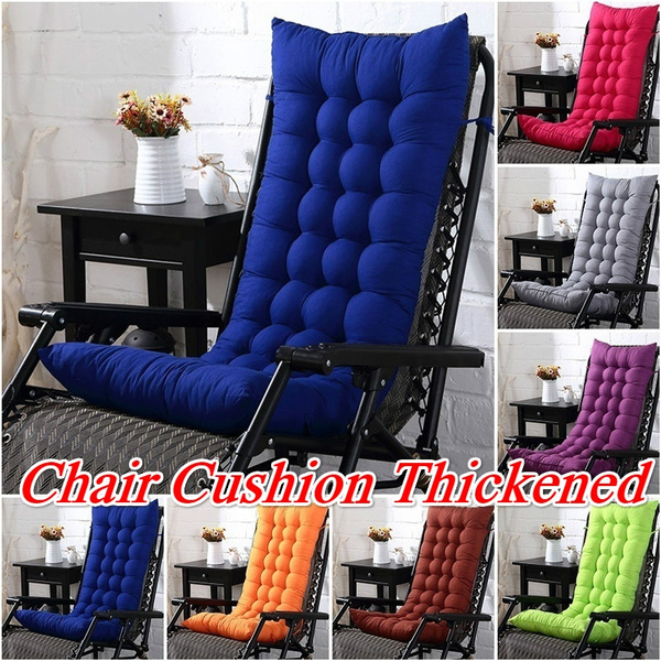 Lounge Chair Cushion Tufted Soft Deck Chaise Padding Outdoor Patio Pool Recliner 
