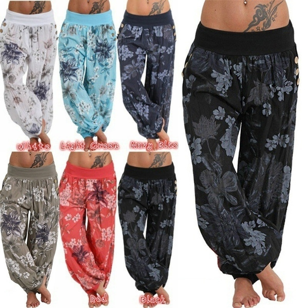 plus size white beach pants