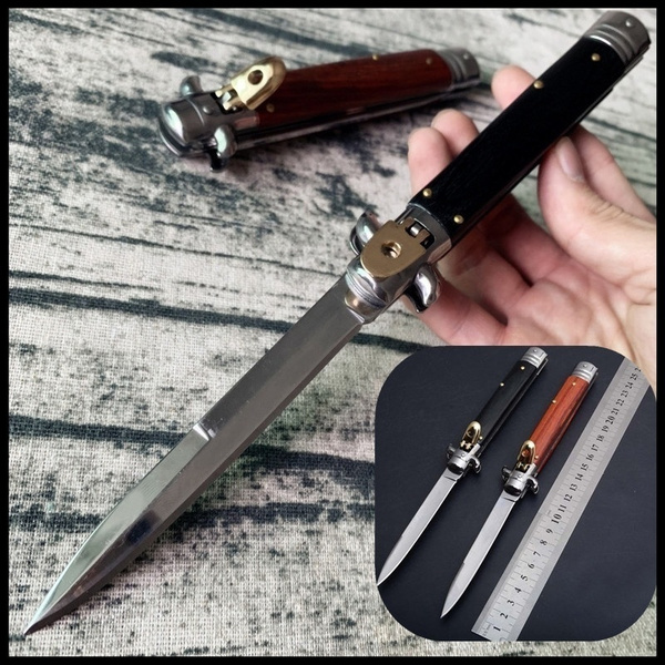 Verstikkend Verkeerd Compatibel met New Top Quality IT Stiletto Knife Folding Blade Fixed Blade Knives Outdoor  Survival Dagger Tactical Spring Assisted Knife | Wish
