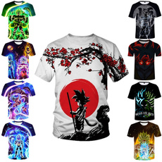 Summer, Printed T Shirts, Sleeve, Dragon Ball Z