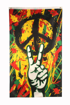 reggae, grafitti, hippie, rasta