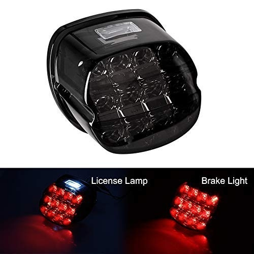 Red LED Rear Tail Light Brake For Harley Touring Road King Dyna Glide Softail