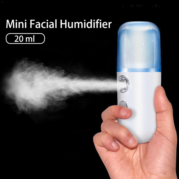 Portable Mini Humidifier Usb Rechargeable Nano Mister Humidifier Cooling Mist Mini Face Humidifier Sprayer Facial Device Wish