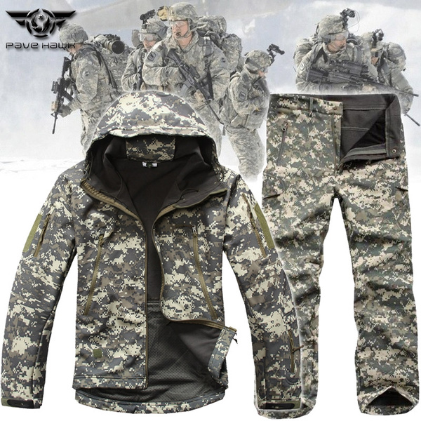 Outdoor Waterproof SoftShell Jacket Hunting clothes Windbreaker