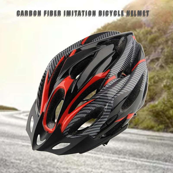 carbon fiber bicycle helmet