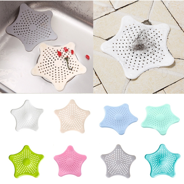 Colorful Silicone Sink Drain Plug Strainer, Catcher Cover Filter
