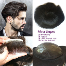 hairtoupee, menswig, Hairpieces, Lace